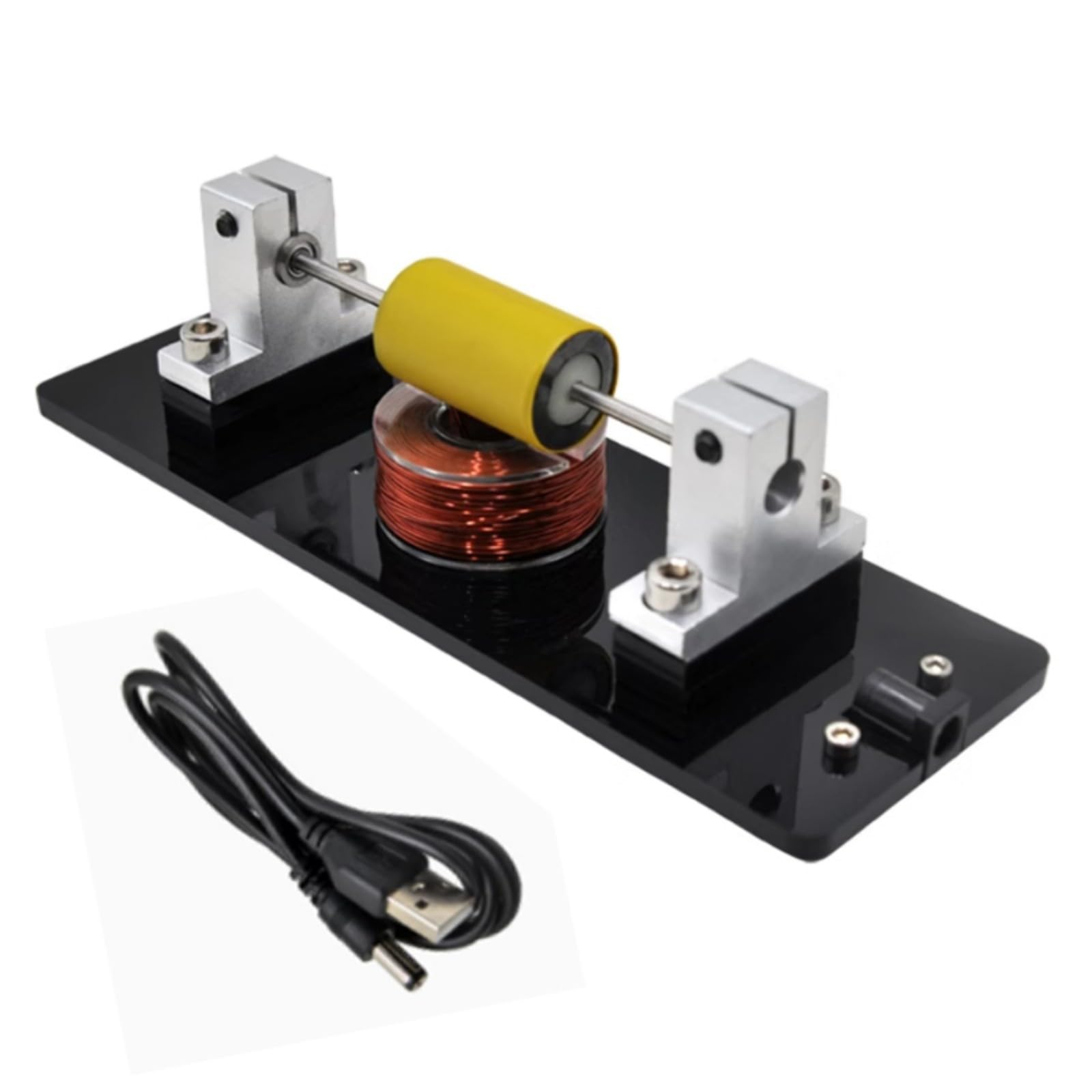Kit di induzione elettromagnetica del motore senza spazzola del motore del rotore magnetico del dispositivo di esperimento di scienza per i progetti educativi