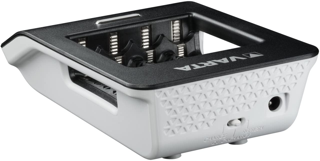 VARTA Ladegerät für 4 AA/AAA Akkus LCD Ultra Fast Charger+ 3 Modi 45W Netzteil 4x AAA 2100 mAh
