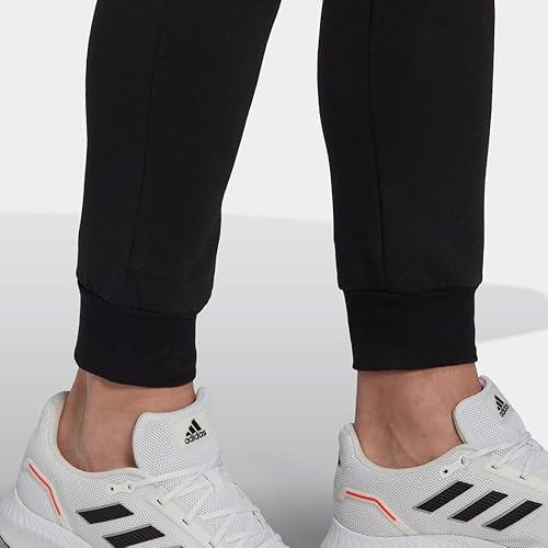 Miniatura 7 de adidas Pantalones cónicos regulares de forro polar Essentials para hombre