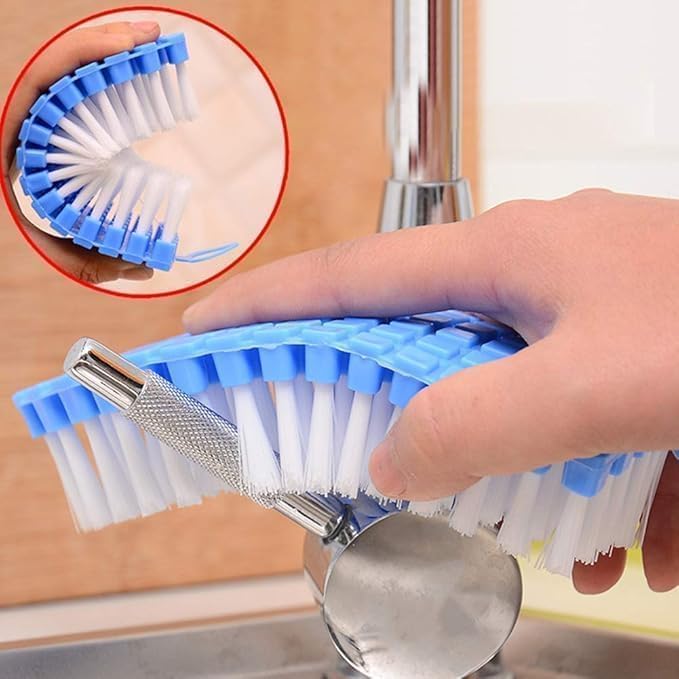 AIDROM MART Flexible Cleaning Brush for Home, Kitchen, Bathroom, Wash Basin, Cloth, Floor Washing Brush Scrubber Kitchen Cleaning Flexible Scrubbing Tools 3