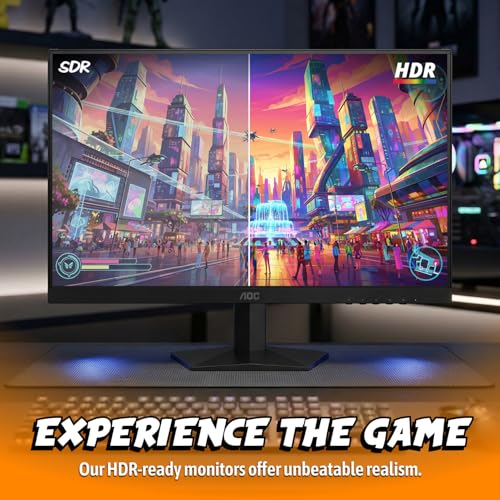 Image of AOC 27 Inch QHD Gaming Monitor 240Hz 0.3ms, Overclock 260Hz, IPS, 2560x1440, G-Sync Compatible, HDR Ready, DisplayPort 1.4 HDMI 2.0, VESA Mount, 3-Year Zero-Bright-Dot, Q27G41ZE