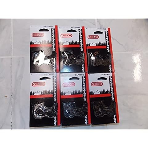 Nessagro 6 Oregon 20LPX080G 20" Chainsaw Chain .325 Pitch .050 Gauge 80 DL 346XP 346 .#GH45843 3468-T34562FD50336 Cover