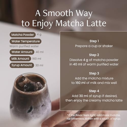 Té Matcha Hoji en polvo 40g sabor a chocolate miniatura 5
