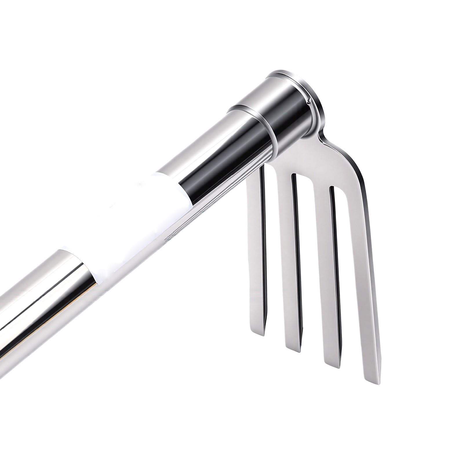 XUMIUZIY Set di Attrezzi da Giardino in Acciaio Inossidabile da 4 Pezzi Design Ergonomico per Piantare e Diserbo Paesaggistico Resistente e Leggero