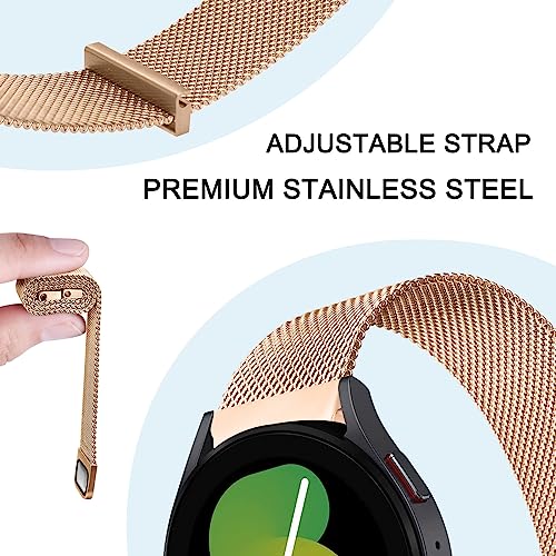 Bracelets en métal pour Galaxy Watch 7 et FE maille acier