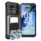 AGM G3 Flagship Rugged Smartphone 5G Unlocked, Android 15, 6.72" FHD+120Hz Fluid Display, MTK 7300, 64MP AI Camera, PD Fast & Wireless Charging, Multi-Day Use, Camping Light/116dB Speaker | 24GB+512GB