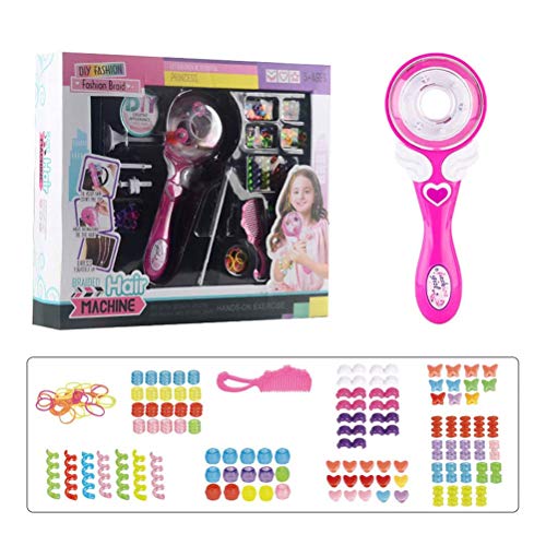 NNGT Eléctrico automático trenzado del pelo, DIY elegante trenzado peinado kit de herramientas, Twist Braider máquina trenza del pelo de la armadura del rodillo de la armadura del pelo Cover