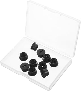 Mikikit Tapones Casco Fútbol Americano Válvula Aire Retén Válvula M10 10pcs Ajuste Cómodo Duradero Fácil Instalar