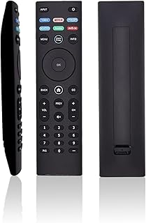 JISOWA Remote Control Universal for Vizio D24F4-J01 E50-E1 M65Q8-H1 V585-J01 P85QX-H1 D32F-G1 E65-E3 V655-H19 M65-E0 D40F-...