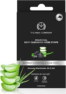 The Man Company Tiras nasales de carbón con e...