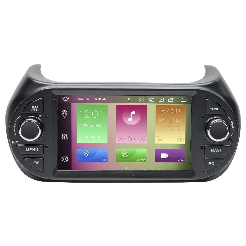 For Fiat Fiorino Qubo Citroen Nemo Peugeot Bipper 7" Car Radio Stereo GPS Navigation 2 Din Android 10.0 Octa Core 4GB RAM 64GB ROM Support Car Auto Play/TPMS/OBD/4G WiFi/DAB/Support 4K Video