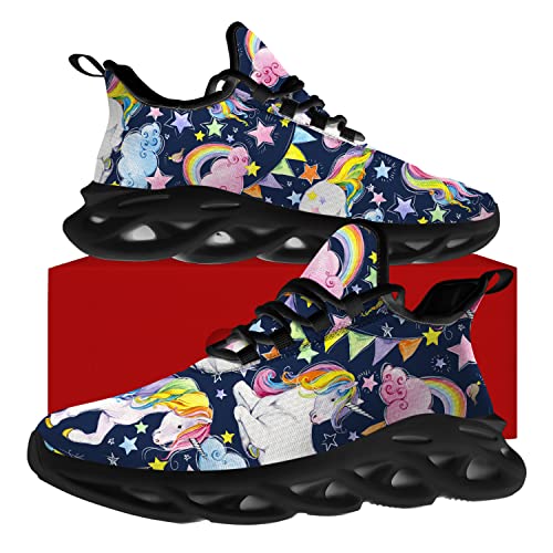 Unicorn Shoes for Men Women Road Running Shoes Walking Tennis Sneakers Athletic Jogging Shoes Gifts for Boy Girl4