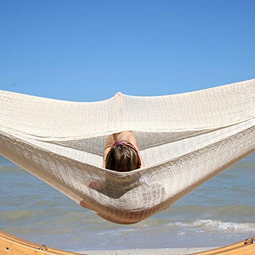 Hammocks Rada- Handmade Yucatan Hammock - Matrimonial Size Natural Color - 13ft Long