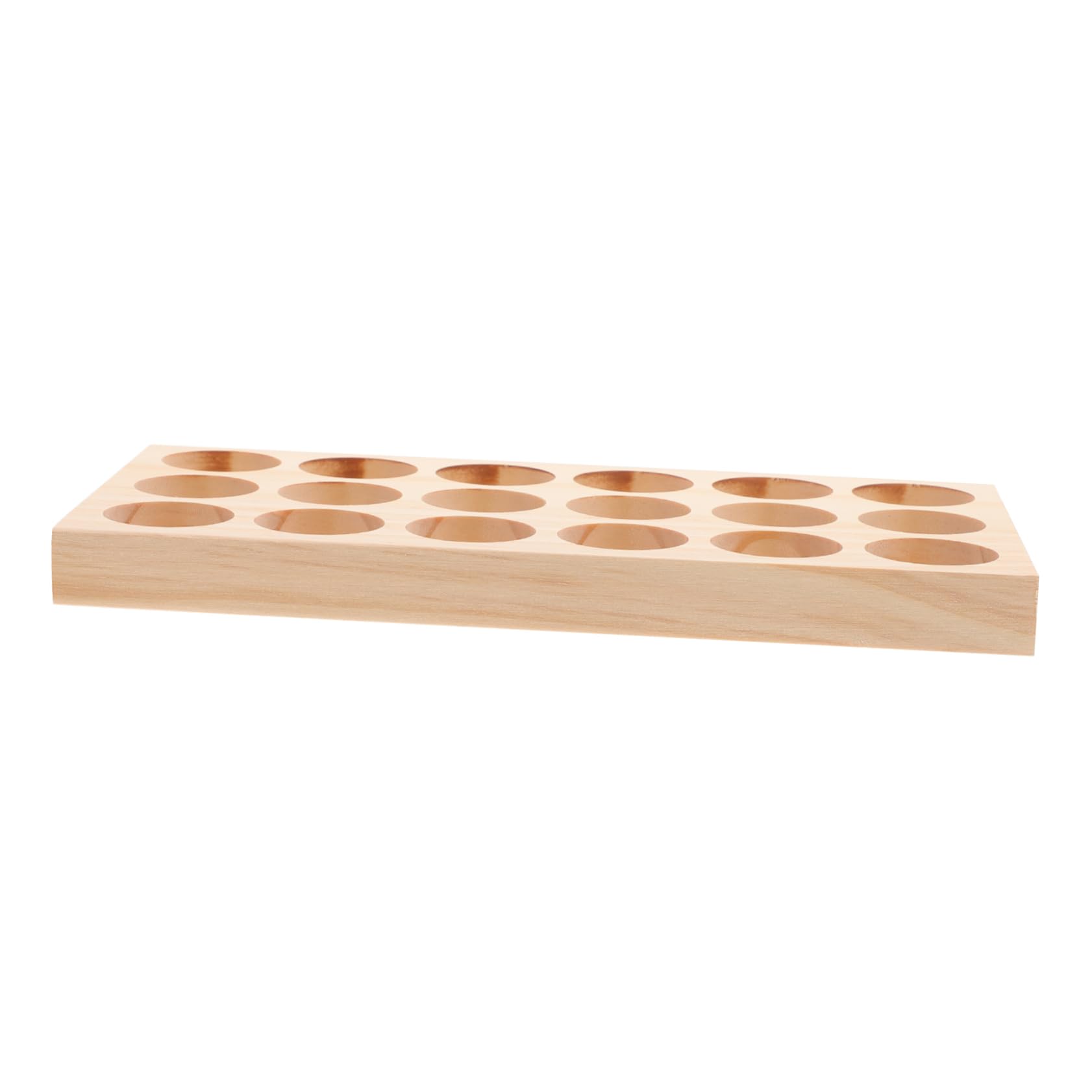 Ipetboom Small Bottle Holder Essential Oil Cases Essential Oil Storage Box 18 Slots