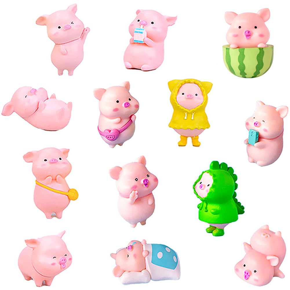 装飾フィギュア 『空飛ぶ豚 』ピンク 装飾品 Amazon.co.jp: DOYIFUN 13 