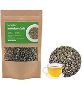 Jasmine Dragon Pearls ,MQUPIN Loose Leaf Green Tea 100% Natural Floral Scented Hand Rolled,Jasmin...