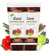 VCare Shikkakai Paste For Hair Wash with Soy Protein and Provitamin B5| Herbal Hair Wash for Extr...