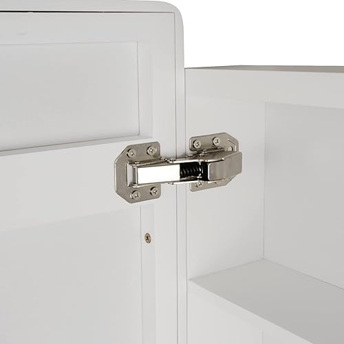 Miniatura 9 de Organizador de botiquín con marco de madera de 16 pulgadas de ancho y 24 pulgadas de alto con montaje en superficie de espejo o instalación en pared