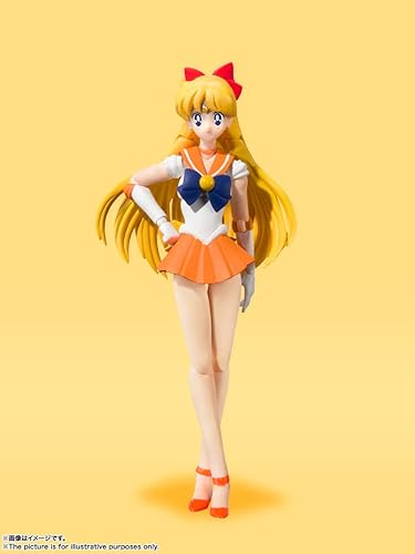 Miniatura 4 de TAMASHII NATIONS - Pretty Guardian Sailor Moon - Sailor Venus -Animation Color Edition-, Figura de acción de Bandai Spirits S.H.Figuarts