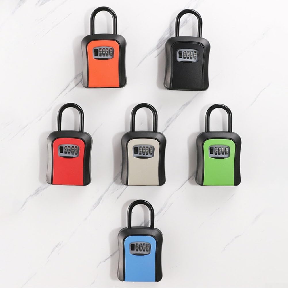 Cassetta Di Sicurezza A Parete Con Combinazione A 4 Cifre, Impermeabile, Ideale Per Genitori Anziani - Foto 6