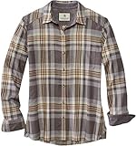 Legendary Whitetails Women's Standard Legendary Flannel Shirt, Morning Fog Plaid, X-Large