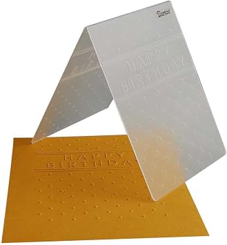 Darice 1215-61 Heart Background Embossing Folder, 4.25-Inch by 5.75-Inch
