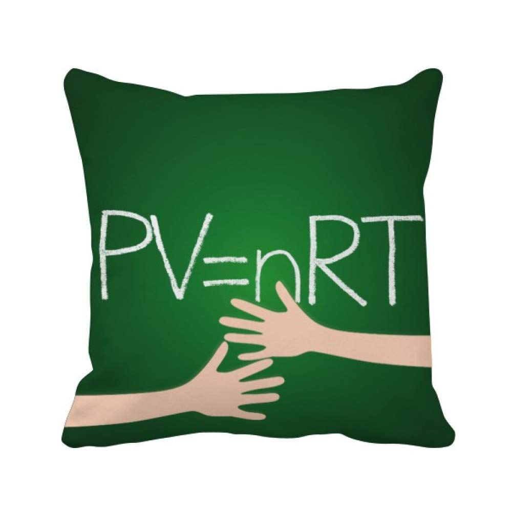 Chimie gaz idéal housse de coussin déco pour un salon de passionné de science