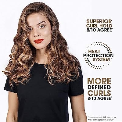 ghd Classic Curl Hair Curling Iron 1 Hair Curler, Professional Styling Tool with Safer-for-Hair Styling Tool Temperature, Easily Create Glamorous & Perfectly Defined Curls