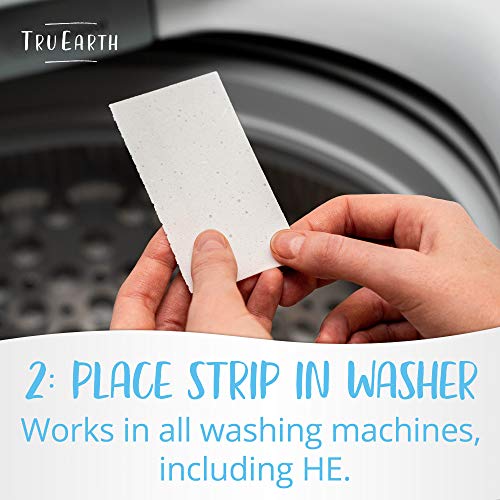 Tru Earth Platinum Eco-Friendly, Biodegradable, Zero Waste, Cruelty-Free Laundry Detergent Sheets/Eco-Strips For Sensitive Skin, 32 Count (Up To 64 Loads), Fresh Linen Scent #TOP5