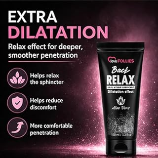 Lovefollies Back Relax lubrificante anale-dilatatore unico per tutte le necessità | lubrificante intimo all'acqua e silicone | Ibrido | con aloe vera | 100 ml