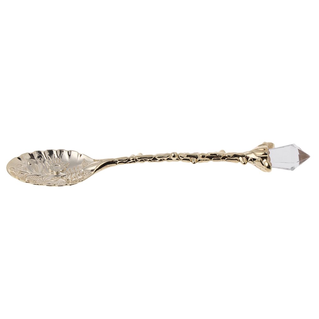 Set 5 Cucchiai Da Caffè Vintage In Bronzo - Stile Regale Per Bar E Cucina