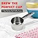 Chef Craft Select Coffee Measurer, 4 inch 2 tbsp, Stainless Steel