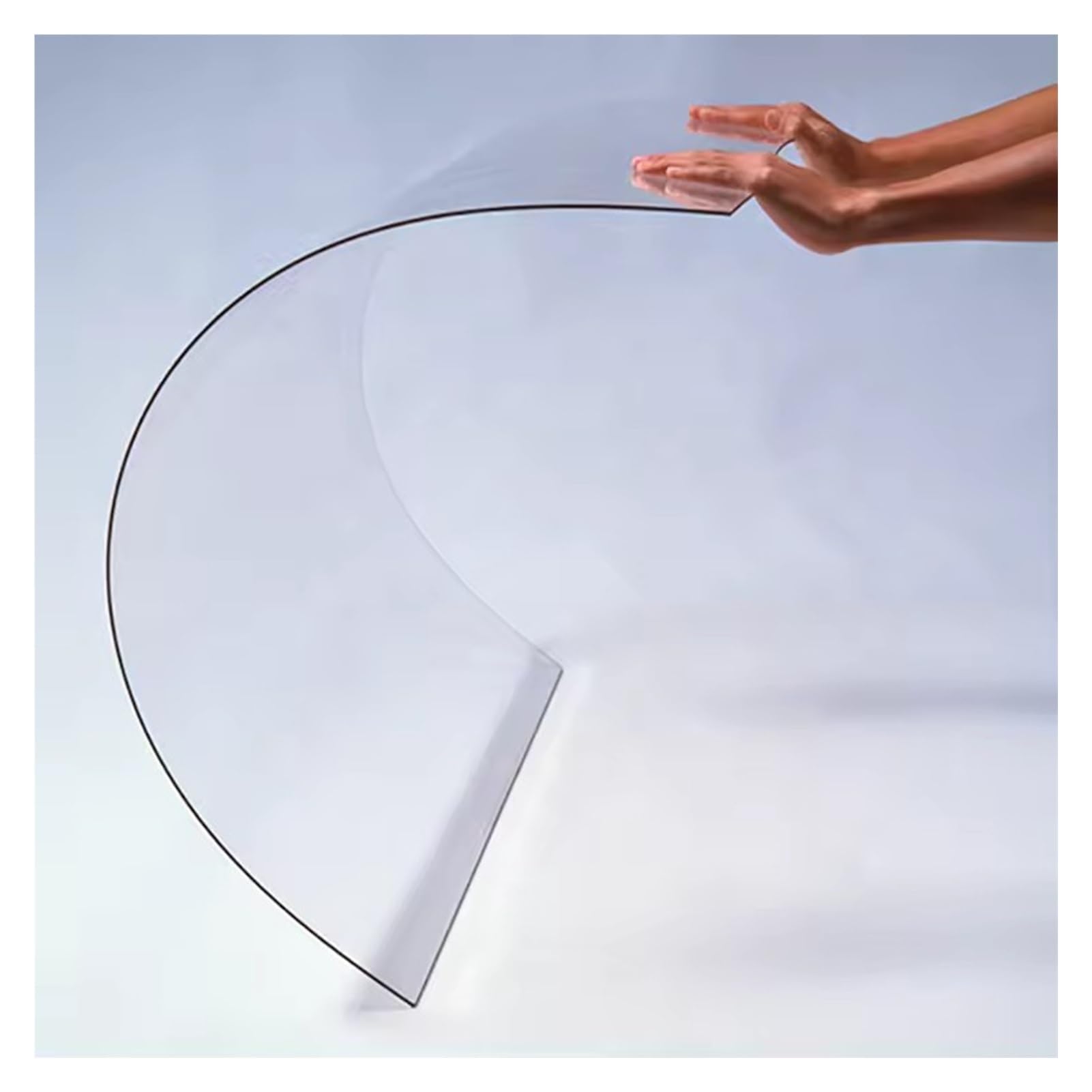 Placas De Policarbonato Cubierta De Pérgola Transparente - Paneles Impermeables for Invernaderos Y Proyectos Bricolaje - Personalizar Tamaño (Size : 3.3X 23ft)