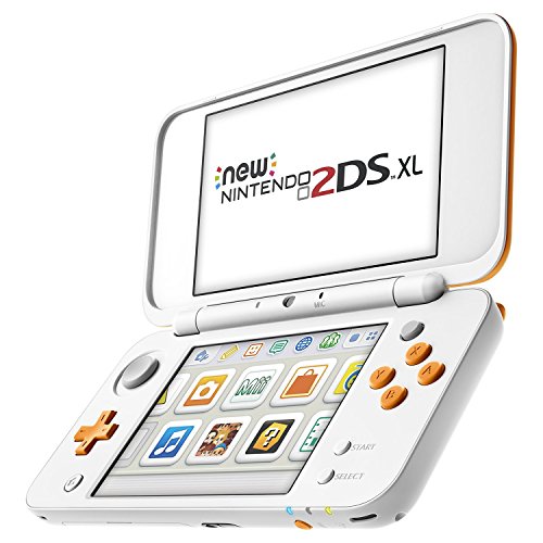 Image of Nintendo 2DS XL Game Console - White + Orange - Nintendo 2DS