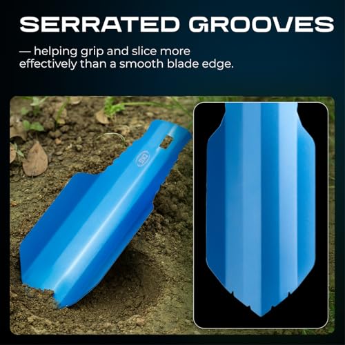 Palita Ultraligera de Aluminio para Camping Azul miniatura 3