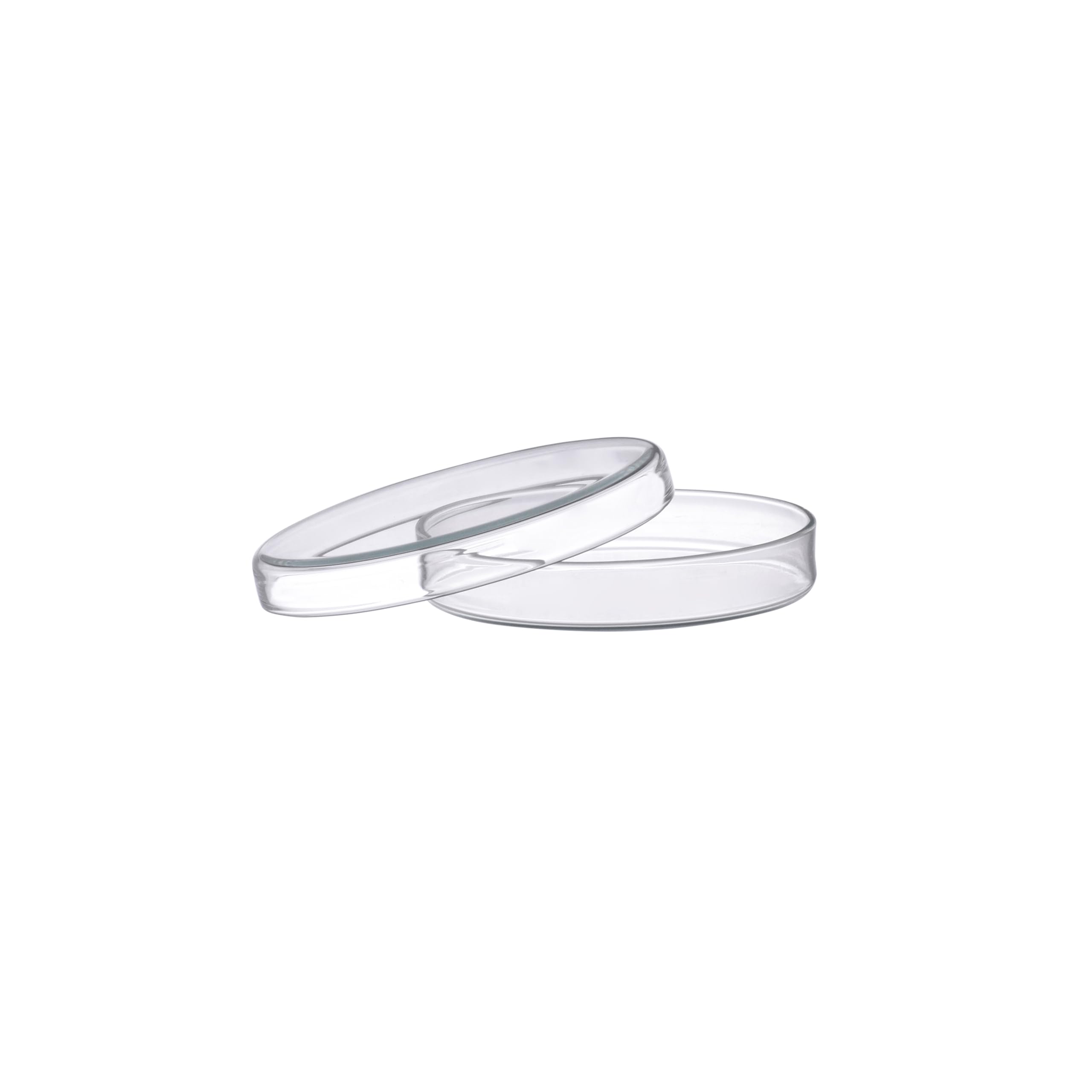 EISCO Petri Dish, 3.93" (100mm) - Beaded Edges Easy to Sterilize for Repeated Use Borosilicate Glass- Eisco Labs