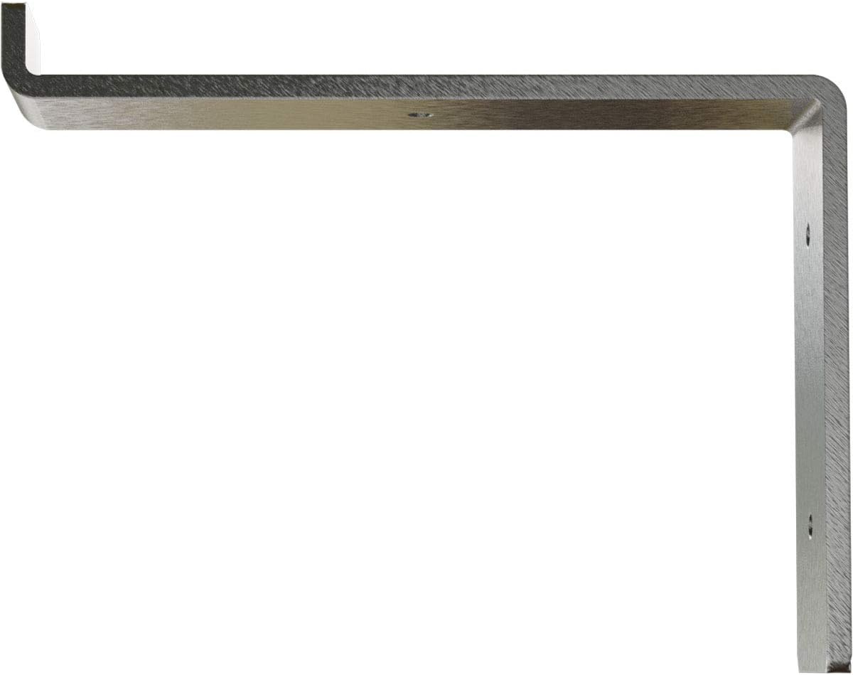 2"W x 8"D x 6 3/4"H Steel Truss Shelf Bracket, Stainless Steel