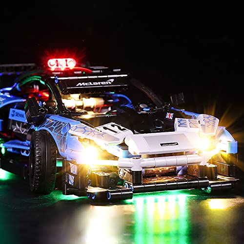 BSSW LED-Lichtset für Lego 42123 Technic McLaren Senna GTR, kompatibel mit Lego 42123, Kit ohne Lego (Advanced Remote… – Bild 5