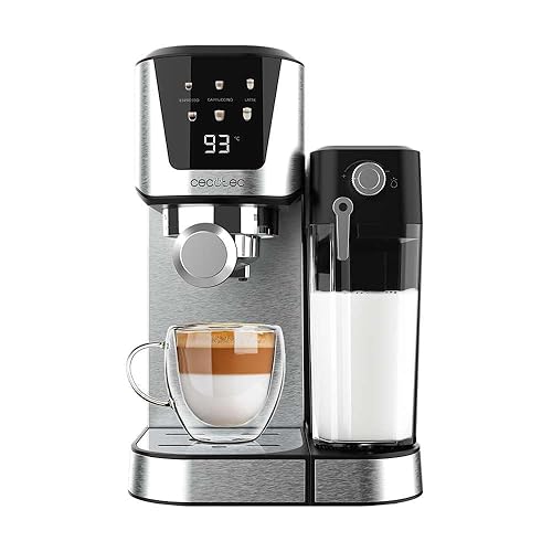Cecotec Macchina da Caffè Semiautomatica Power Espresso 20 Cream. 1350W,