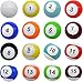 Yoqanr 16 Pcs Snooker Balls Soccer Table Game Street Ball Huge Billiards Football for Pool Ball Toy Sport Inflatable -8.46in