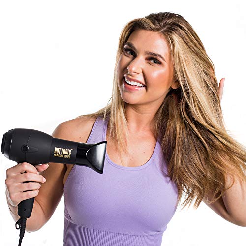 Hot Tools Professional 1875W  Lightweight and Quiet Turbo Ionic Dryer