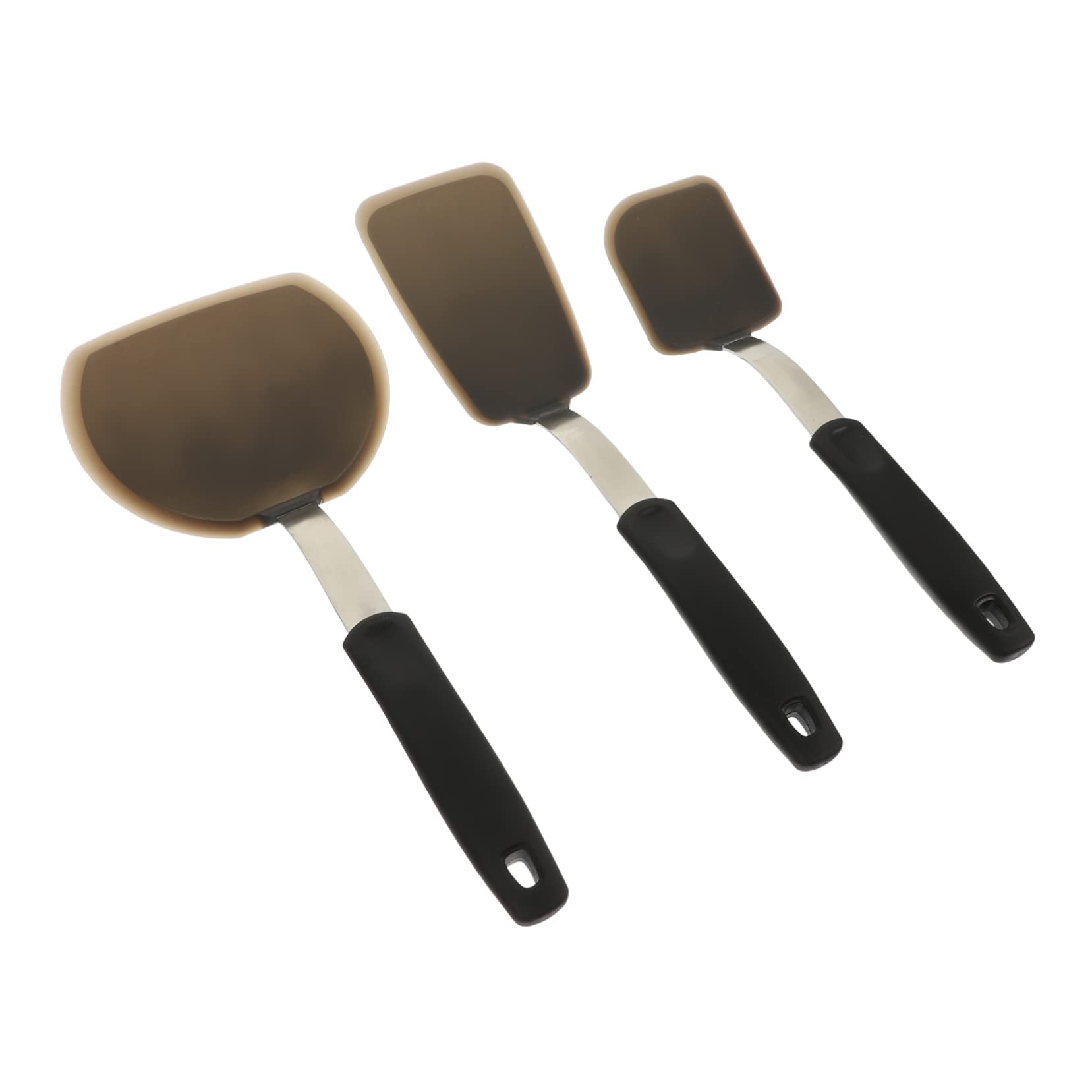MAGICLULU Spatole in Silicone 3pezzi Antiaderenti per Cucina Domestica e Professionale Utensili Multiuso Flessibili