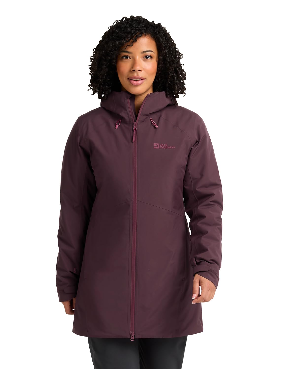 Jack Wolfskin Damen Heidelstein Ins Jkt W, Amaranth, L EU