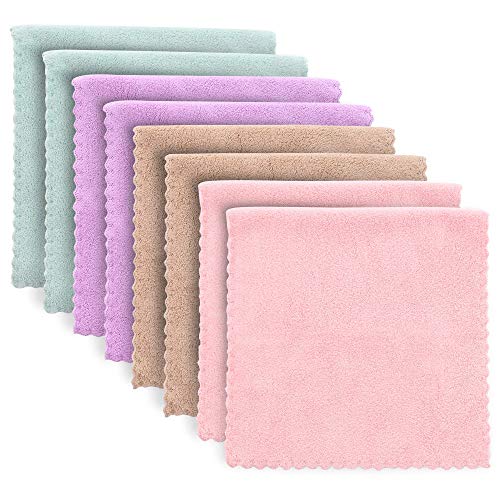 Super Soft Burp Cloths 8 Pack - Thick - Extra Absorbent - Perfect Size Large 20
