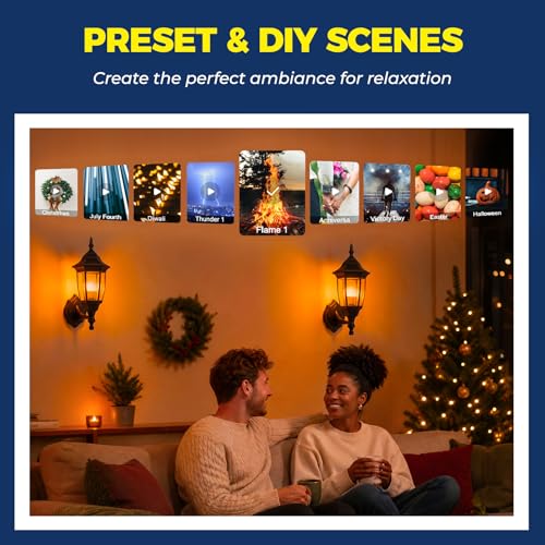 Image of Lightinginside Smart Light Bulb Work with Alexa /Google Home /SmartLife, 2PCS | CRI>90, No Hub Required, 60W RGBCW Color Changing Light Bulbs, 800LM 9W Smart Bulb, 2.4G WiFi & BLE A19 E26 Bulb, ETL Listed