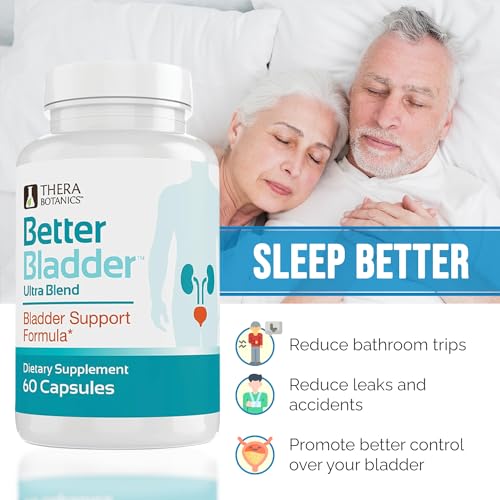 Image of Better Bladder Ultra Control Supplement for Women & Men - Bladder Support Supplement Enhanced with Vitamin D3 to Help Reduce Urinary Leaks, Frequency & Urgency - 120 Count (2 Bottles)