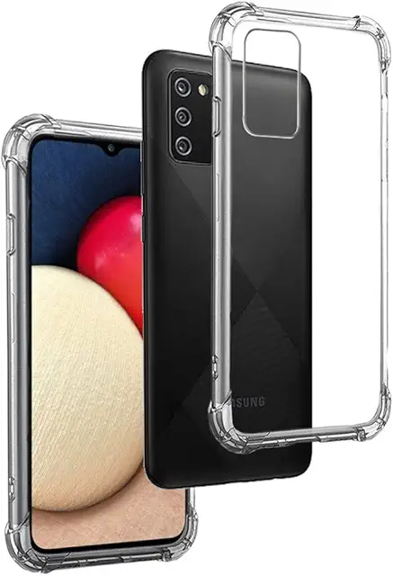 Coque Anti-Shock Transparent pour Samsung Galaxy A02s, M02s, A03s - Ultra Fine 0,33 mm