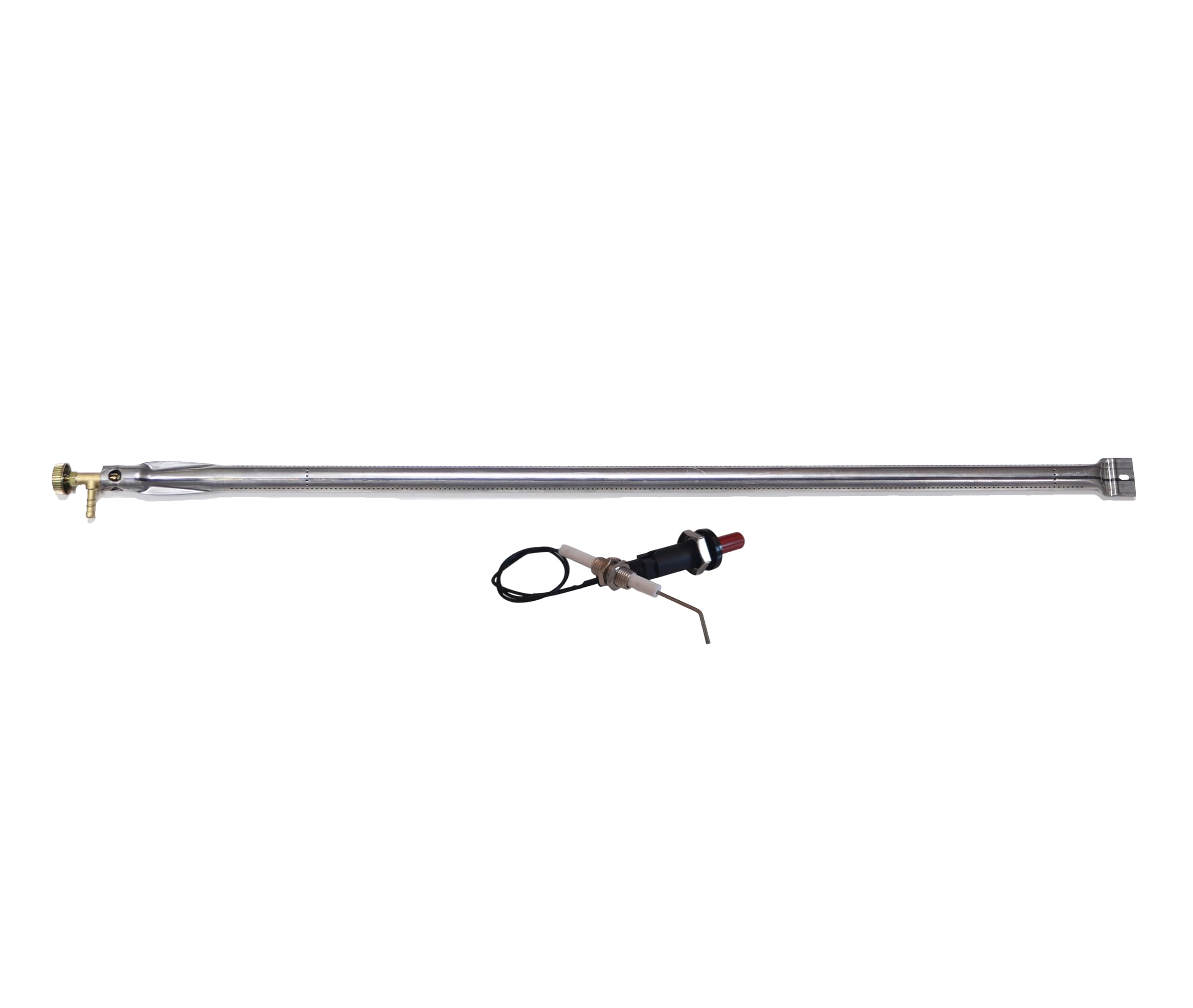 FONDERIA BONGIOVANNI | Bruciatore | Bruciatore Barbecue | 100 cm | Casa Barbecue | Cucinare | GPL | piezoelettrico in omaggio