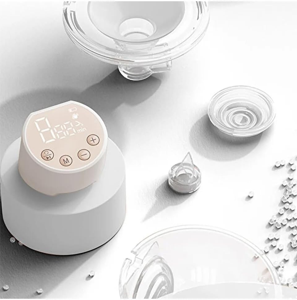 Disassembled parts of Bebebao Express Breast Pump