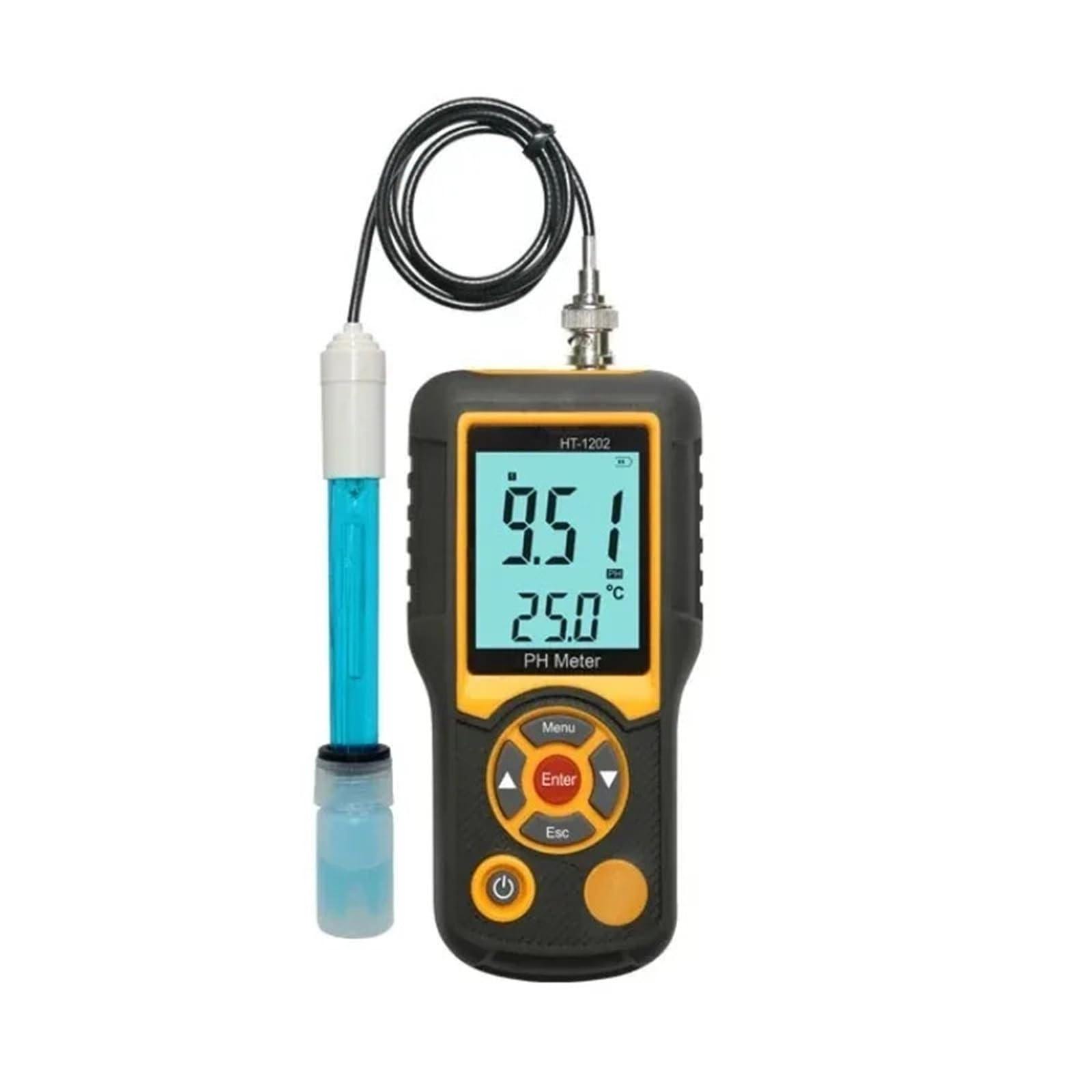 Misuratore di qualità acqua, misuratore pH, temperatura 165 * 75 * 32mm +/-0,05PH CN;GUA 145g 0PH-14PH, 415mv-415mv,Multifunzionale